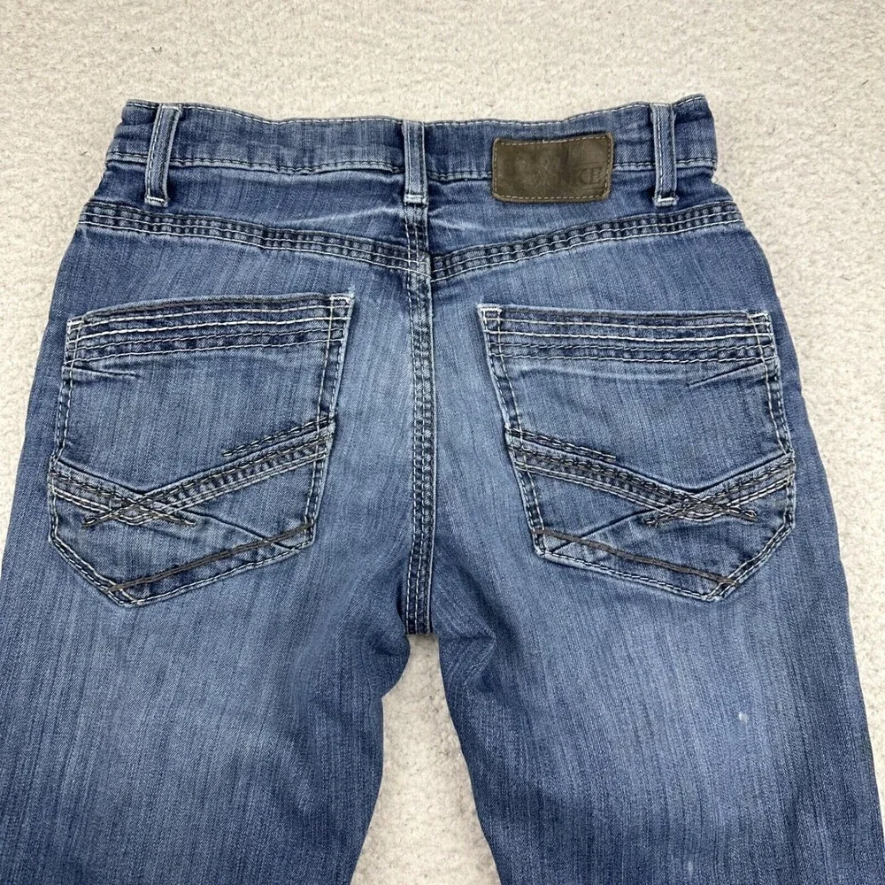 BKE‎ Alec Jeans Men's 29R (29X31.5) Straight Leg Whiskered Western Rodeo Cowboy